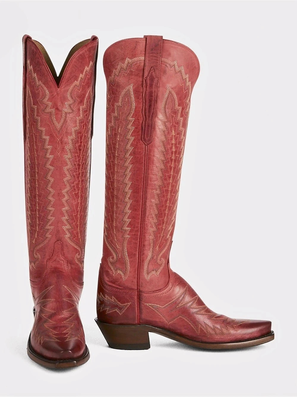 Red Luchesse Priscilla Boots - Worn Once - Size 7